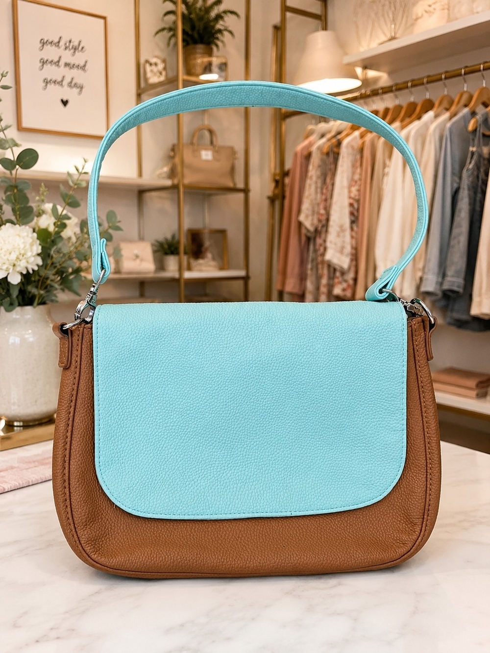 Thirty-One Convertible Crossbody Bag - Pebble Faux Leather